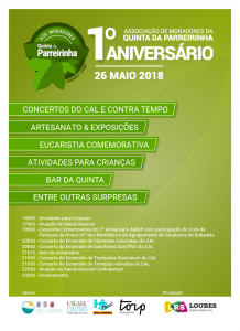 1º Aniversário da Associação de Moradores da Quinta da Parreirinha