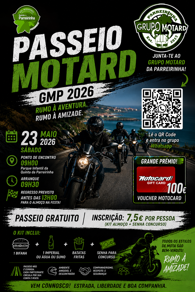 Flyer Passeio Motard GMP 2026